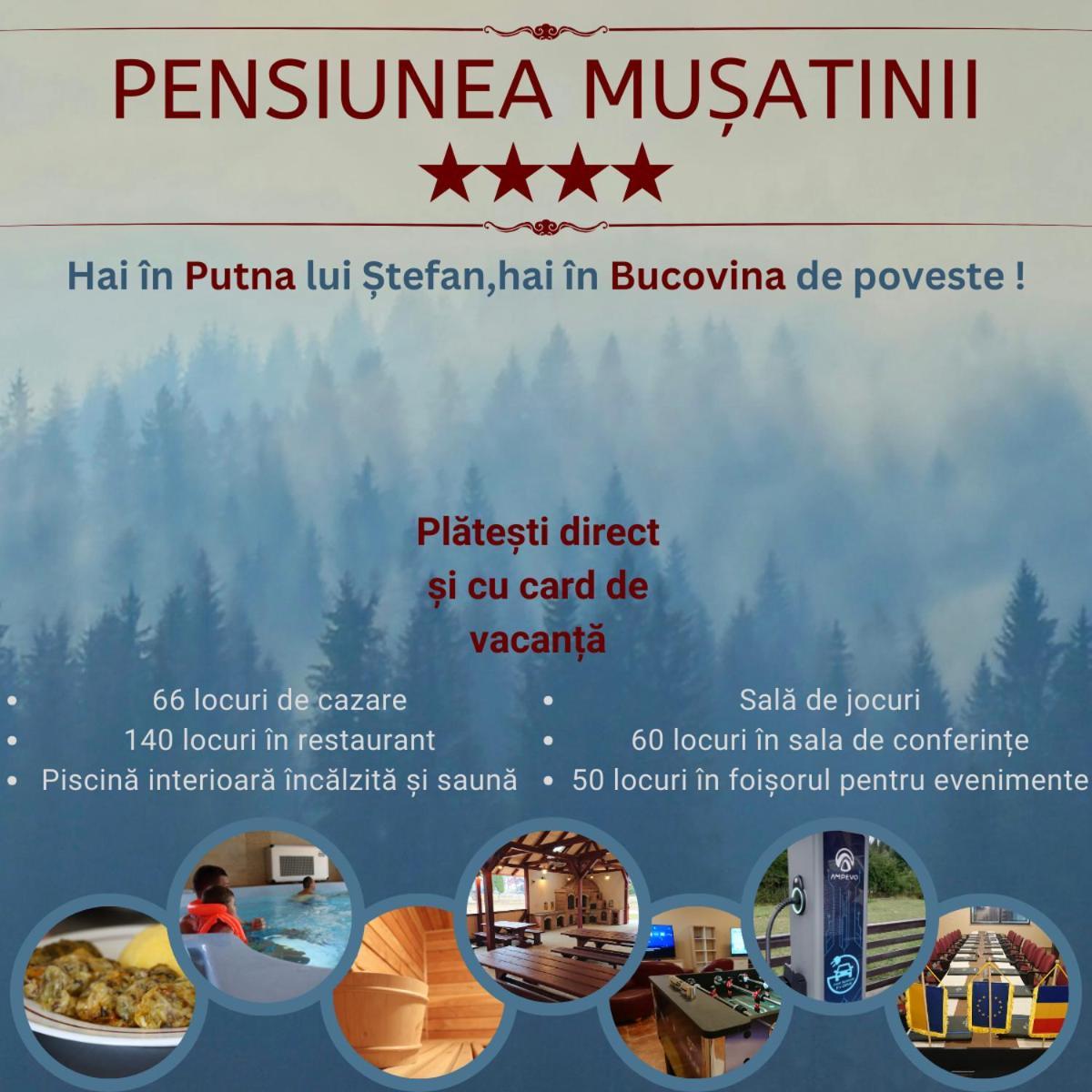 Pensiunea Mușatinii Putna  Exterior foto